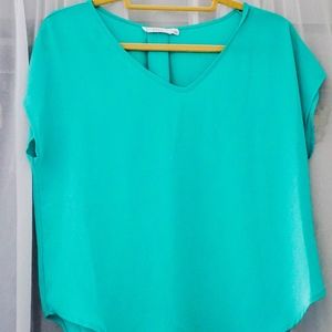 Lush Turquoise Blouse